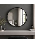 Specchio decorativo nero - D.50 cm