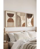 Lot de 3 tableaux décoratifs multicolore - 50x70 cm