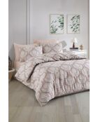 Parure housse de couette Post marron - 260 x 220 cm
