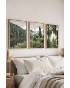 Lot de 3 tableaux décoratifs multicolore - 50x70 cm