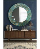 Specchio decorativo multicolore - D.58 cm
