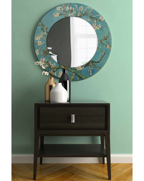 Miroir décoratif multicolore - D.58 cm