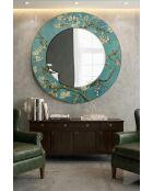 Specchio decorativo multicolore - D.58 cm