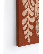 Set van 6 decoratieve schilderijen op veelkleurig canvas - 6x (20x30) cm