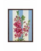 Ingelijste decoratieve plaat in veelkleurig MDF - 33x48 cm
