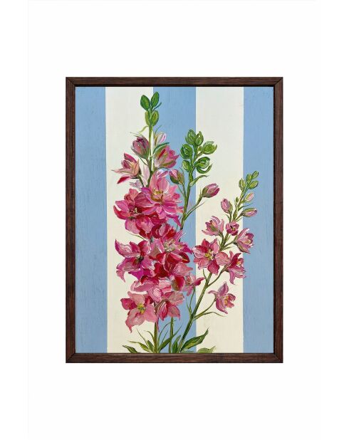 Tableau décoratif encadré en MDF multicolore - 33x48 cm