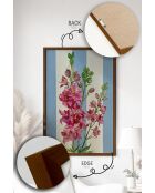 Ingelijste decoratieve plaat in veelkleurig MDF - 33x48 cm