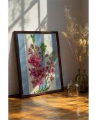 Ingelijste decoratieve plaat in veelkleurig MDF - 33x48 cm