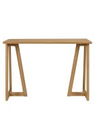 Console en bois de mindi pieds triangles Amy naturel - 110 x 40 x 76.5 cm