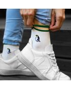 Lot de 5 Chaussettes Hautes Animaux Exotiques - Blanc