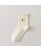 Calzini bianchi per cagnolini e gatti - Beige
