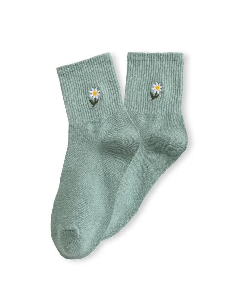 Calcetines Flower High - Azul