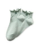 Lot de 5 Chaussettes Mi-Haute Coeur Tendre & Volant - Multicolore