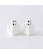 Chaussettes Languette Sourire - Blanc