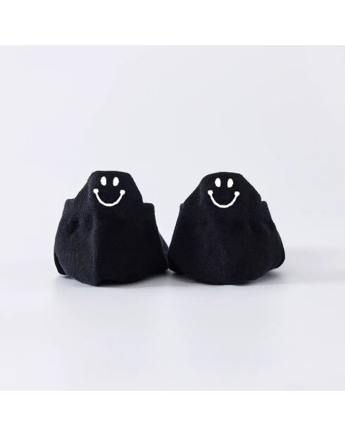 Chaussettes Languette Sourire - Noir