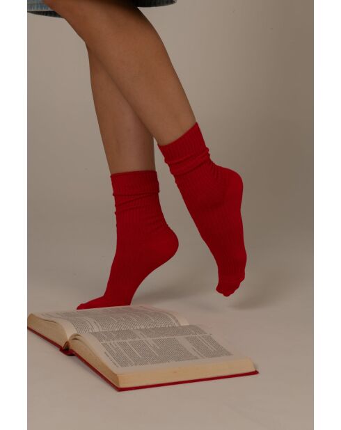 Rote Tika-Socken