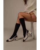 Schwarze Socken aus Alpakawolle