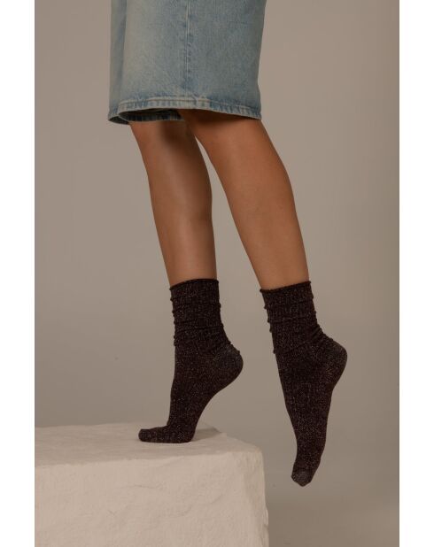 Mayou burgunderrote Socken