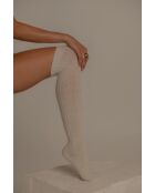 Scaldamuscoli in lana di alpaca color crema