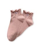Lot de 5 Chaussettes Mi-Haute Coeur Tendre & Volant - Multicolore