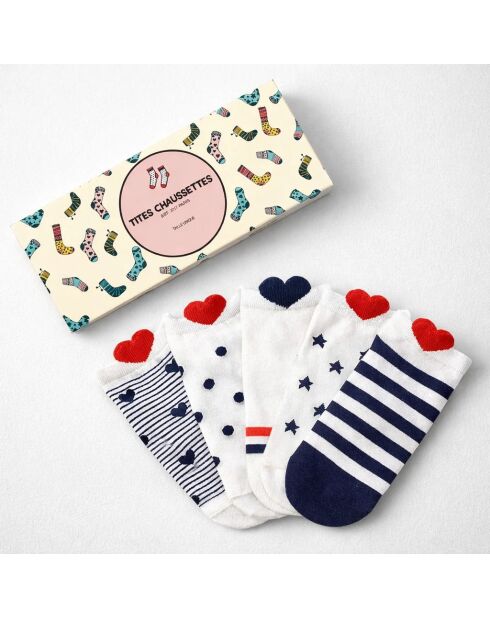 Confezione da 5 calzini Coup de Coeur - Multicolor