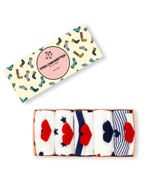 Confezione da 5 calzini Coup de Coeur - Multicolor