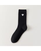 Calze al ginocchio Heart & Feston - Nere