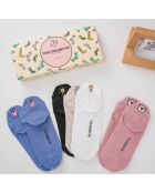 Lot de 5 Chaussettes Languette Printemps - Multicolore