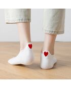 Calcetines Red Heart Tongue - Blancos