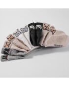 Pack de 5 calcetines con lengua para perros y gatos, multicolor