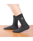Strümpfe mit Glitter & Party High, Schwarz, 5er-Pack