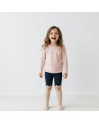 Lot de 2 Collants Coeur Enfants Fille - Beige