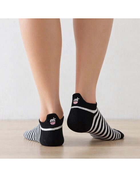 Chaussettes Languette Vache - Noir