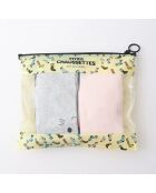 Lot de 2 Collants Chat Enfants Fille - Gris