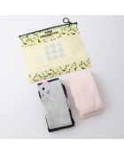 Lot de 2 Collants Chat Enfants Fille - Gris