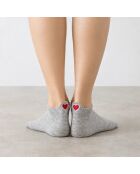 Lot de 5 Chaussettes Languette Coup de Coeur - Multicolore