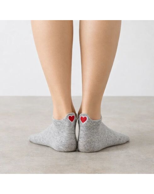 Lot de 5 Chaussettes Languette Coup de Coeur - Multicolore
