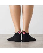 Lot de 5 Chaussettes Languette Coup de Coeur - Multicolore