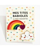 Stecknadeln mit Wolke und Regenbogen, mehrfarbig, 2er-Set