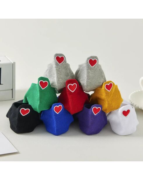 Coup de Coeur Zungensocken - Weiß