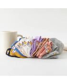 Chaussettes Languette Chat - Blanc