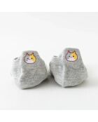Chaussettes Languette Chat - Gris
