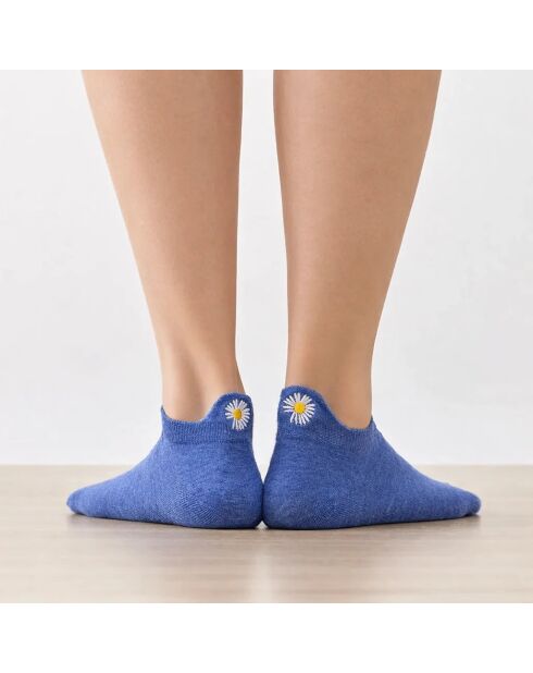 Calcetines Flower Tongue - Azul