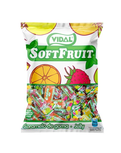 Caramelos de fruta blanda - 1 kg