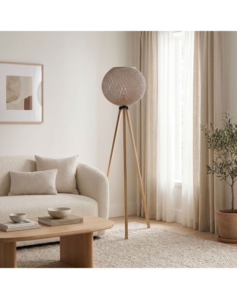 Lampadaire 194 crème - H.145 cm