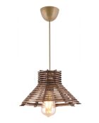 Suspension Hope marron - H.55 cm