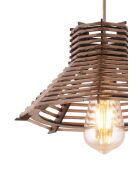 Suspension Hope marron - H.55 cm