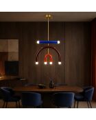 Suspension Vento multicolore - 50x10x81 cm