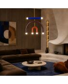 Suspension Vento multicolore - 50x10x81 cm