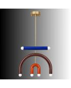 Suspension Vento multicolore - 50x10x81 cm